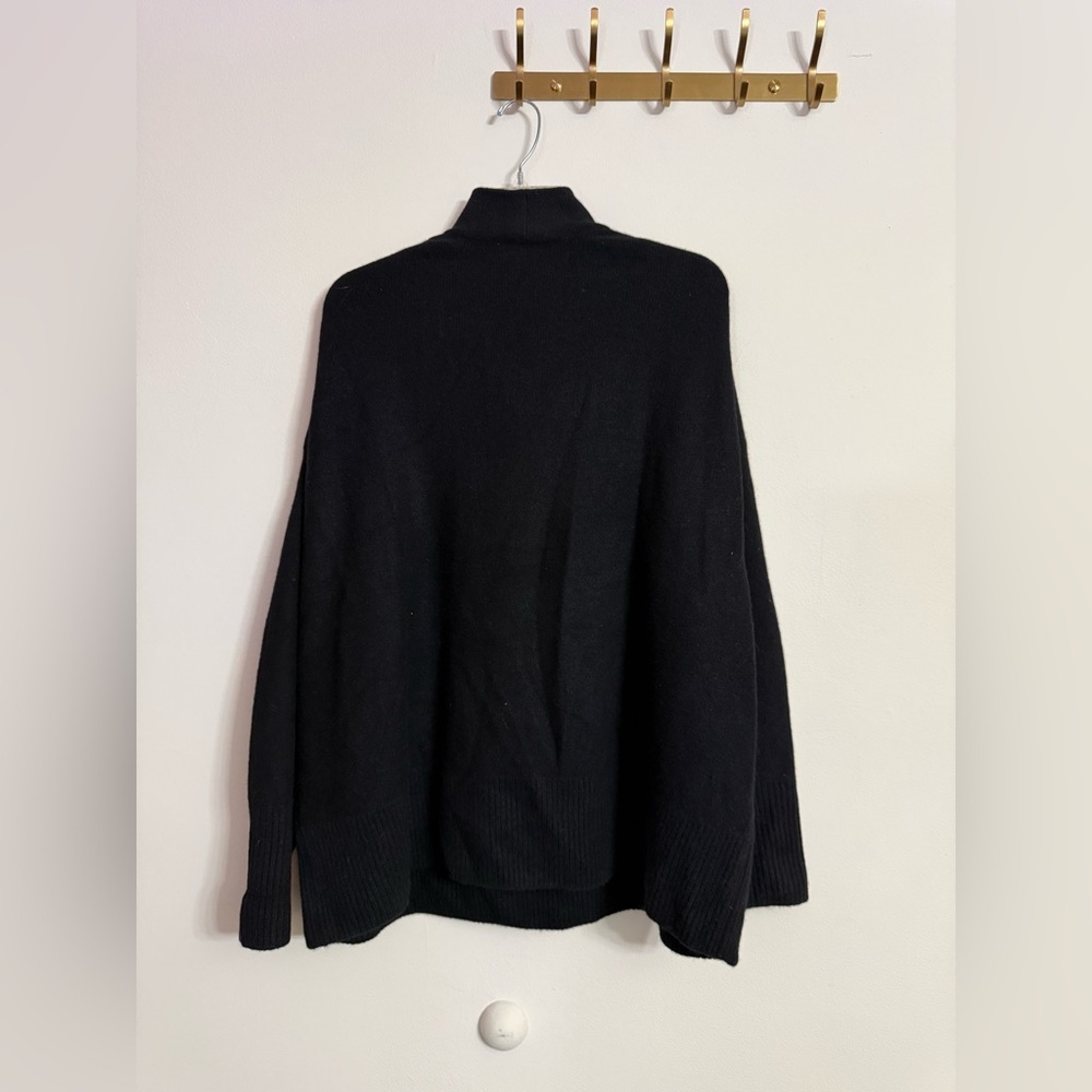 VINCE Black 100% Cashmere Cowl Neck Sweater Women’s NWOT Size XXL - Picture 3 of 3